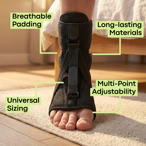 Adjustable Night Splint For Plantar Fasciitis Pain