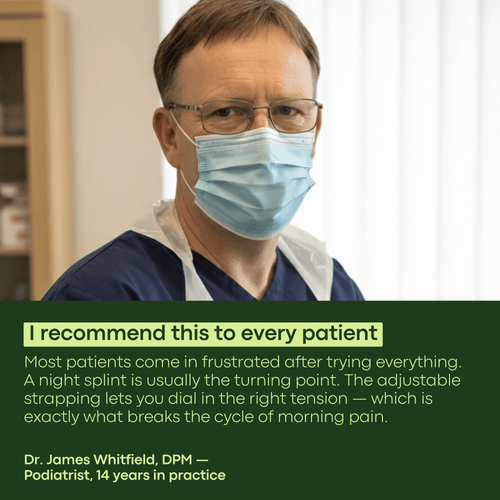 Adjustable Night Splint For Plantar Fasciitis Pain